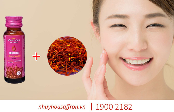 bộ đôi sản phẩm Saffron và Hector Collagen